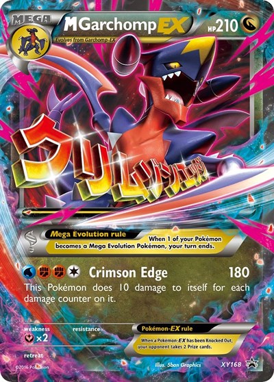 M Garchomp EX #XY168 XY Promos