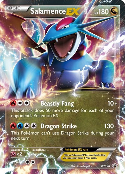 Salamence EX XY Promos #XY170