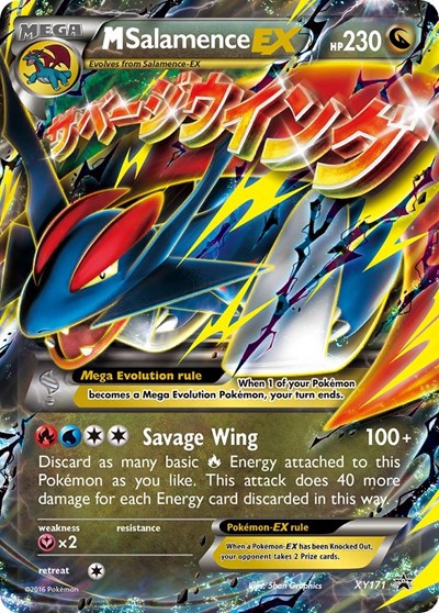 M Salamence EX #XY171 XY Promos