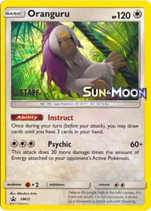 Oranguru - SM13 (Prerelease) [Staff] #SM13 SM Promos