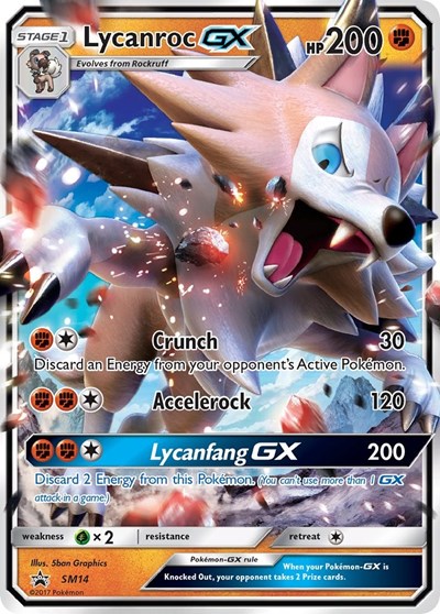 Lycanroc GX #SM14 SM Promos
