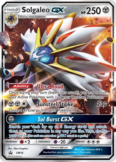 Solgaleo GX #SM16 SM Promos