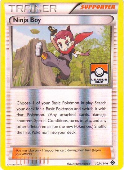 Ninja Boy #103 League & Championship Cards