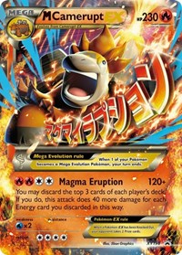 M Camerupt EX #XY198 XY Promos