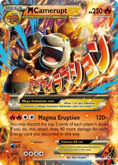 M Camerupt EX #XY198 XY Promos