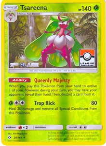 Tsareena (League Challenge) [2nd Place] #20 League & Championship Cards