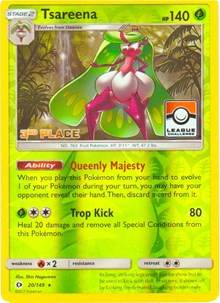 Tsareena (League Challenge) [3rd Place] #20 League & Championship Cards