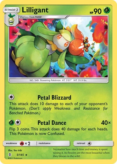 Lilligant #5 SM - Guardians Rising