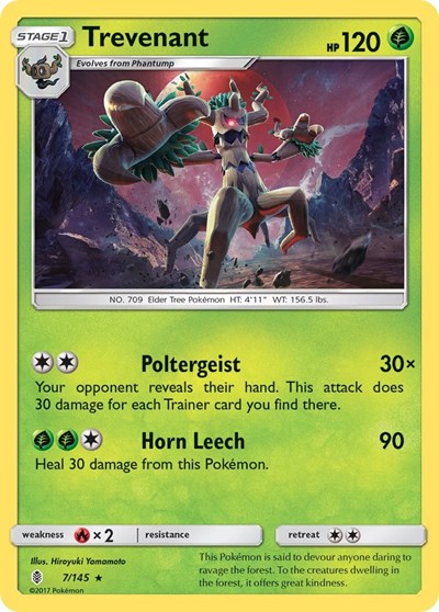 Trevenant #7 SM - Guardians Rising