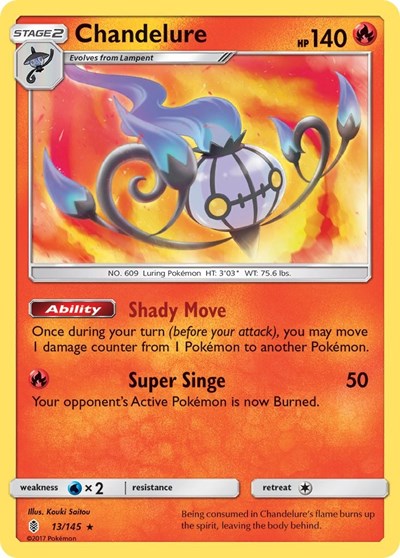 Chandelure #13 SM - Guardians Rising