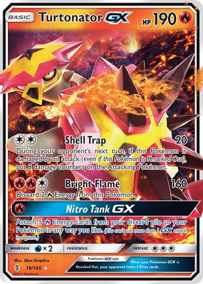 Turtonator GX #18 SM - Guardians Rising
