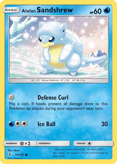 Alolan Sandshrew #19 SM - Guardians Rising