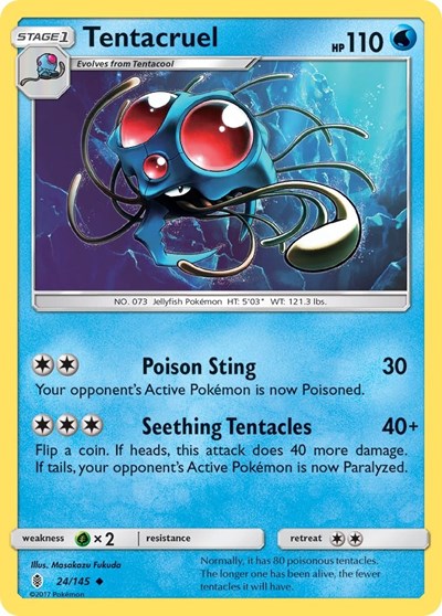 Tentacruel #24 SM - Guardians Rising