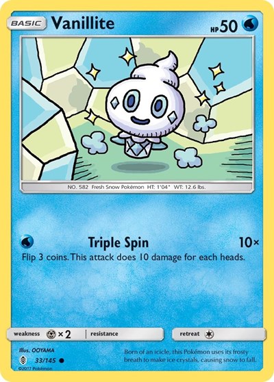 Vanillite #33 SM - Guardians Rising