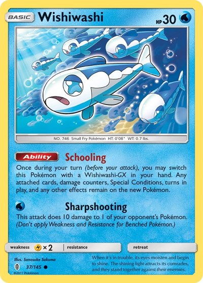 Wishiwashi #37 SM - Guardians Rising