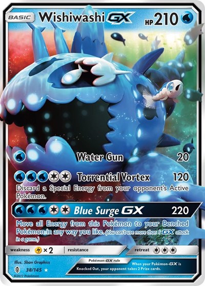 Wishiwashi GX #38 SM - Guardians Rising