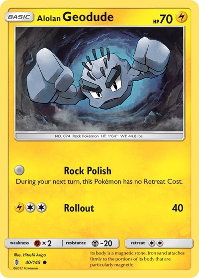 Alolan Geodude #40 SM - Guardians Rising