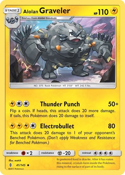 Alolan Graveler #41 SM - Guardians Rising