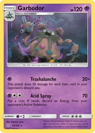 Garbodor #51 SM - Guardians Rising