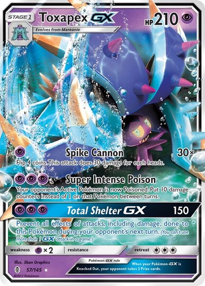 Toxapex GX #57 SM - Guardians Rising