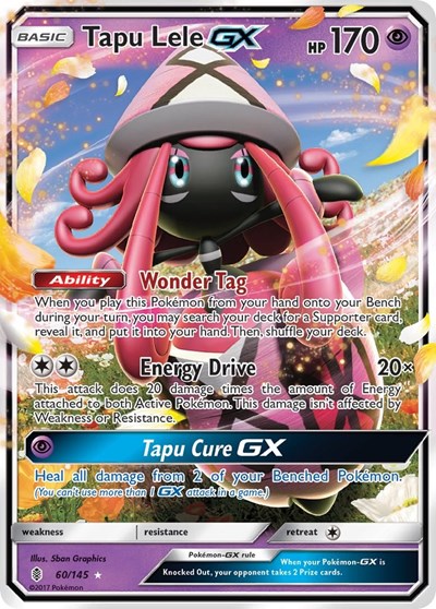 Tapu Lele GX #60 SM - Guardians Rising
