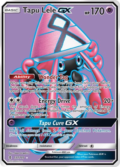 Tapu Lele GX #137 SM - Guardians Rising