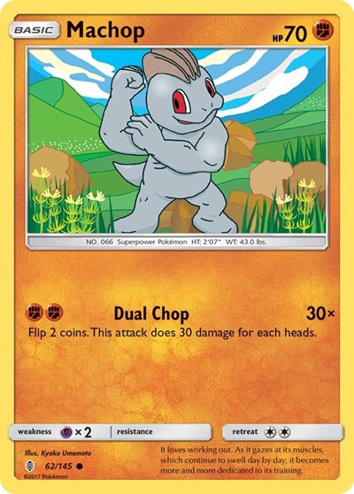 Machop #62 SM - Guardians Rising