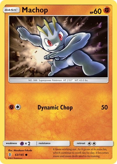Machop #63 SM - Guardians Rising