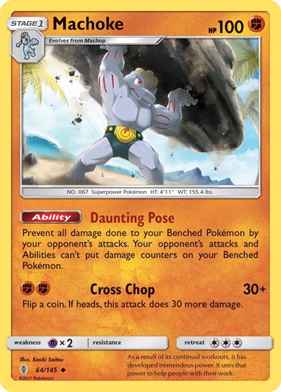 Machoke #64 SM - Guardians Rising