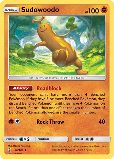 Sudowoodo #66 SM - Guardians Rising