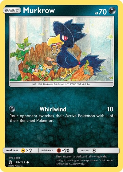 Murkrow #78 SM - Guardians Rising