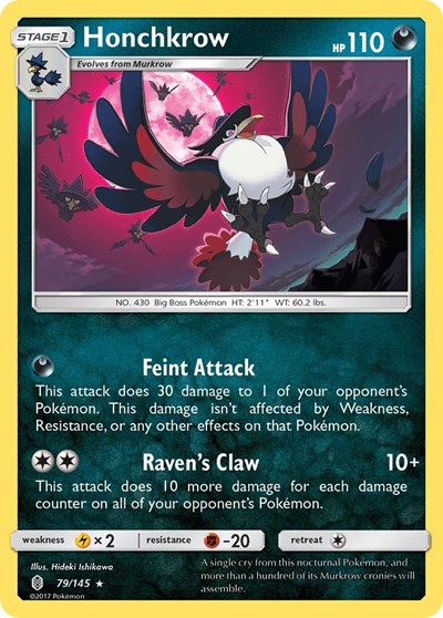 Honchkrow #79 SM - Guardians Rising