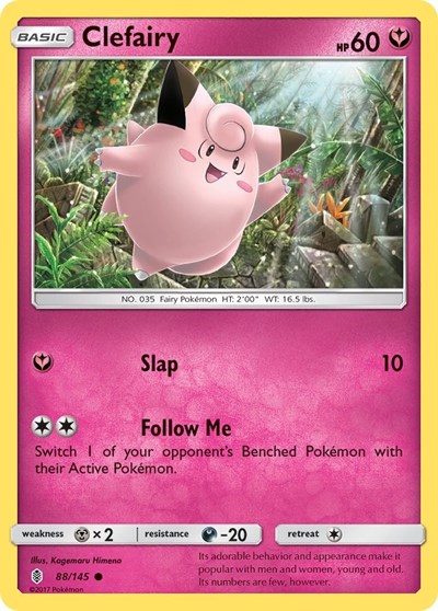 Clefairy #88 SM - Guardians Rising
