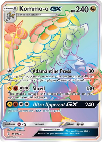 Kommo-o GX #159 SM - Guardians Rising