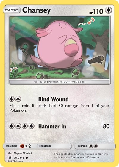 Chansey #101 SM - Guardians Rising