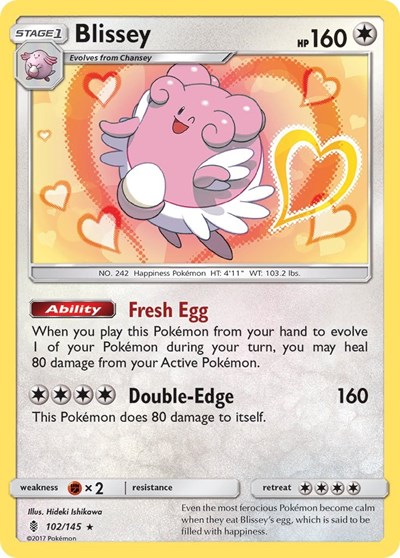 Blissey #102 SM - Guardians Rising