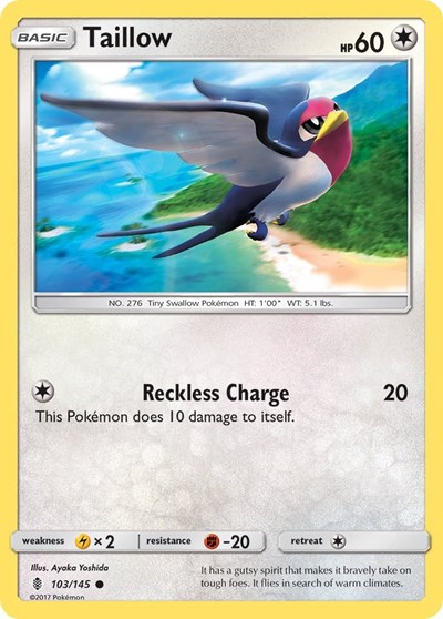 Taillow #103 SM - Guardians Rising