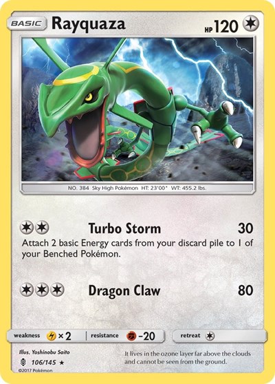 Rayquaza #106 SM - Guardians Rising