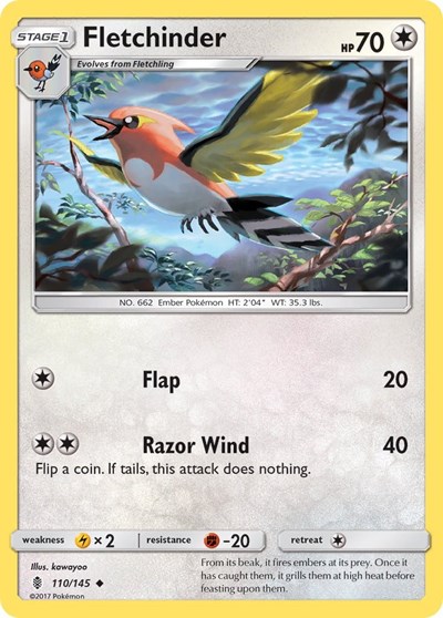 Fletchinder #110 SM - Guardians Rising