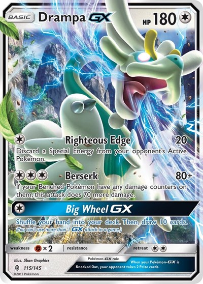Drampa GX #115 SM - Guardians Rising