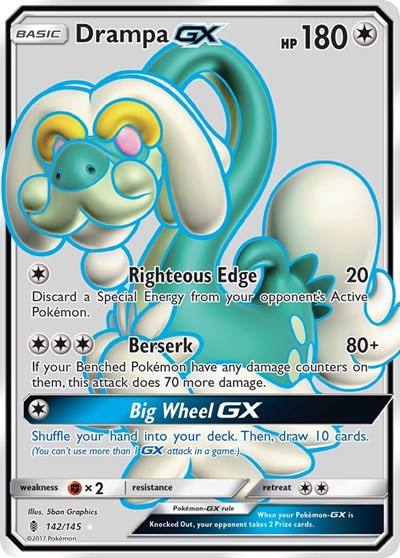Drampa GX #142 SM - Guardians Rising
