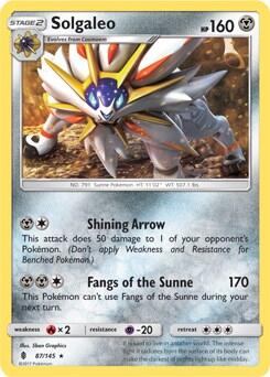 Solgaleo #87 Deck Exclusives