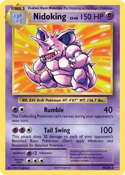 Nidoking #45 Deck Exclusives