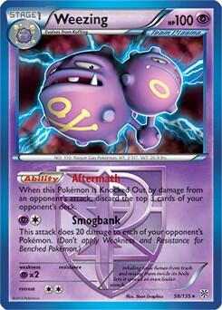 Weezing #58 Deck Exclusives