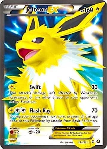 Jolteon EX #28A Alternate Art Promos
