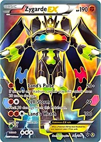 Zygarde EX #54A Alternate Art Promos