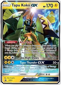 Tapu Koko GX #SM33 SM Promos