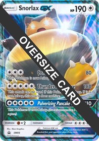 Snorlax GX #SM05 Jumbo Cards