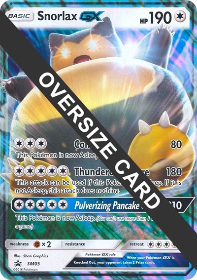 Snorlax GX #SM05 Jumbo Cards