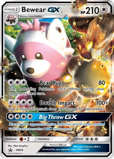 Bewear GX SM Promos #SM34